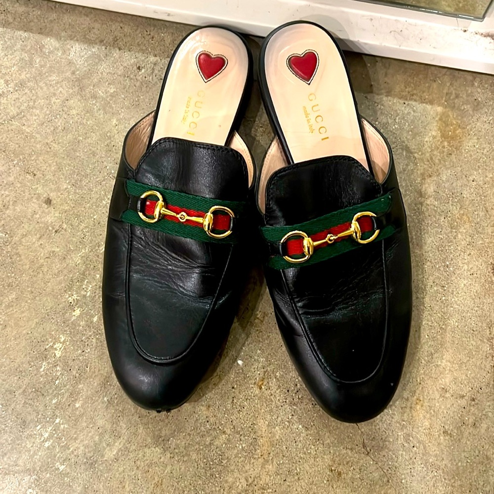 Gucci horsebit slides